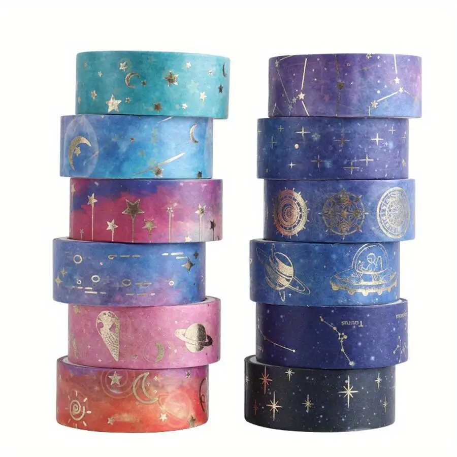 Galaxy Masking Tape Gift Set (12 Rolls)