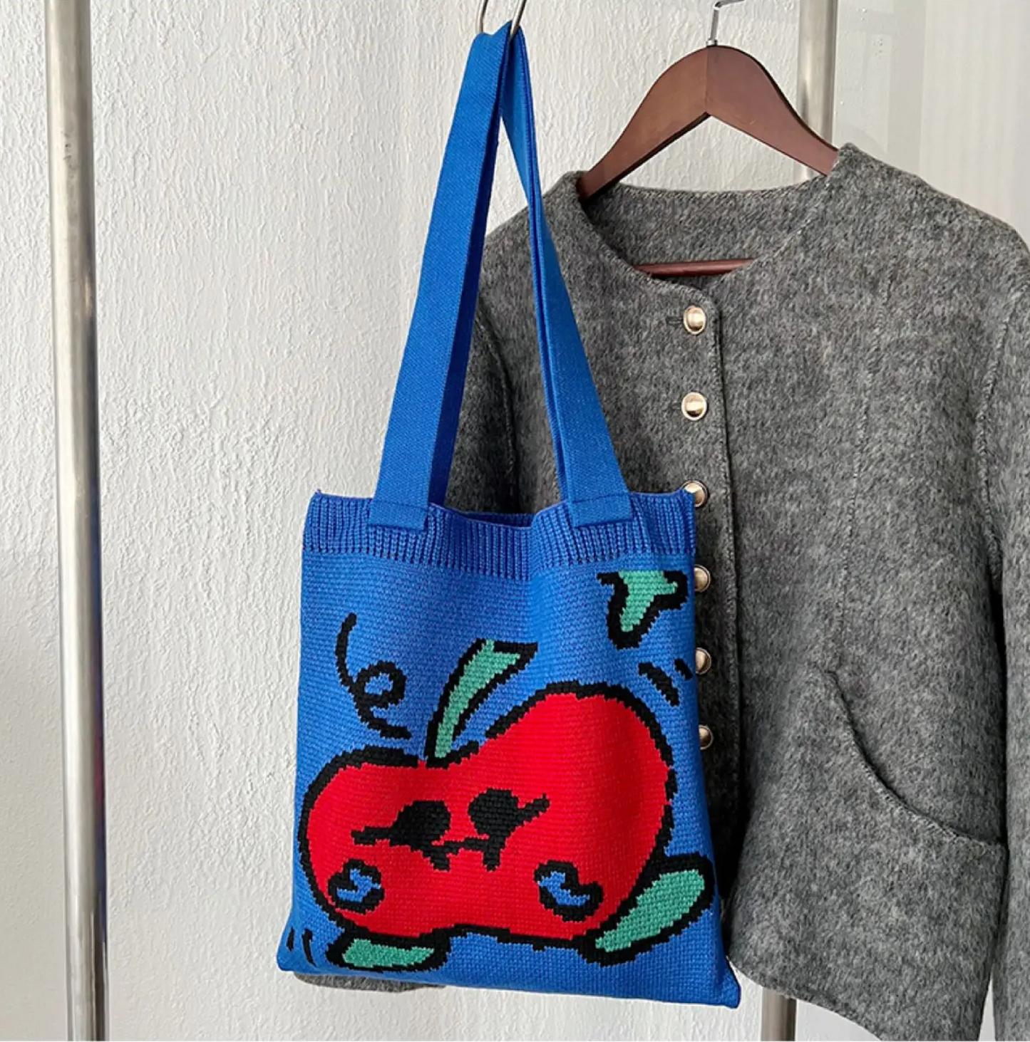Knitted Bunny Tote (5 Designs) - Ice Cream Cake
