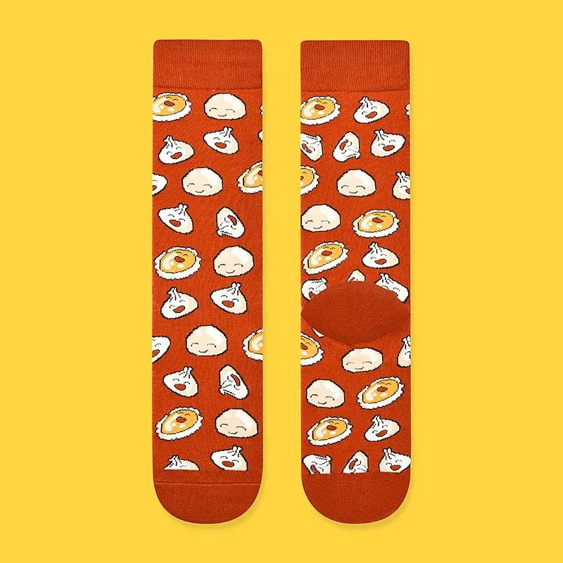 Happy Dumplings Crew Socks - Ice Cream Cake