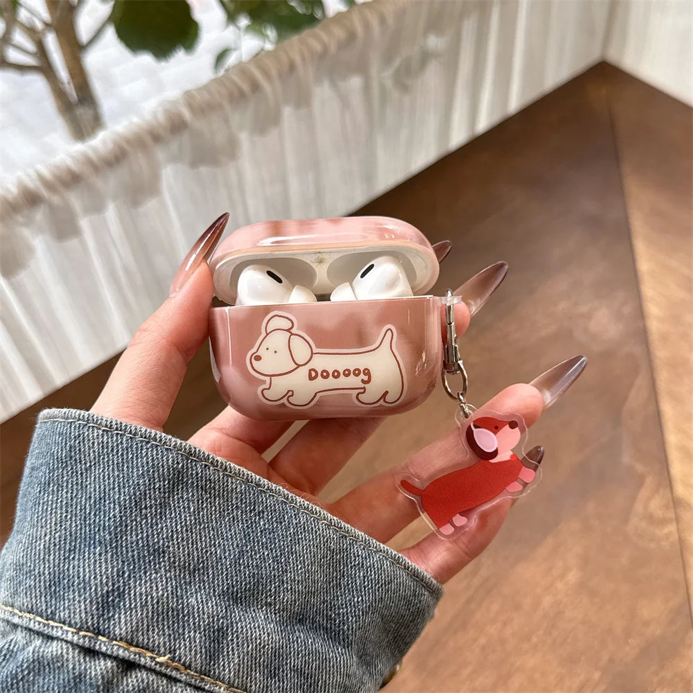 Sausage Dog AirPods Charger Case Cover