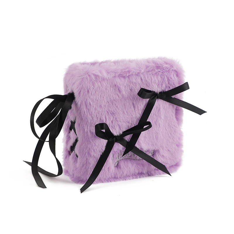 Plush Coquette Ribbon Photo Card Ring Binder (3 Colours)