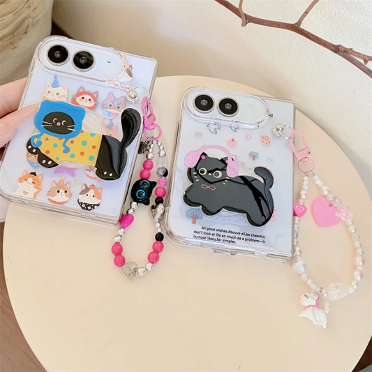Kawaii Kitty Cat Case for iPhone Duo