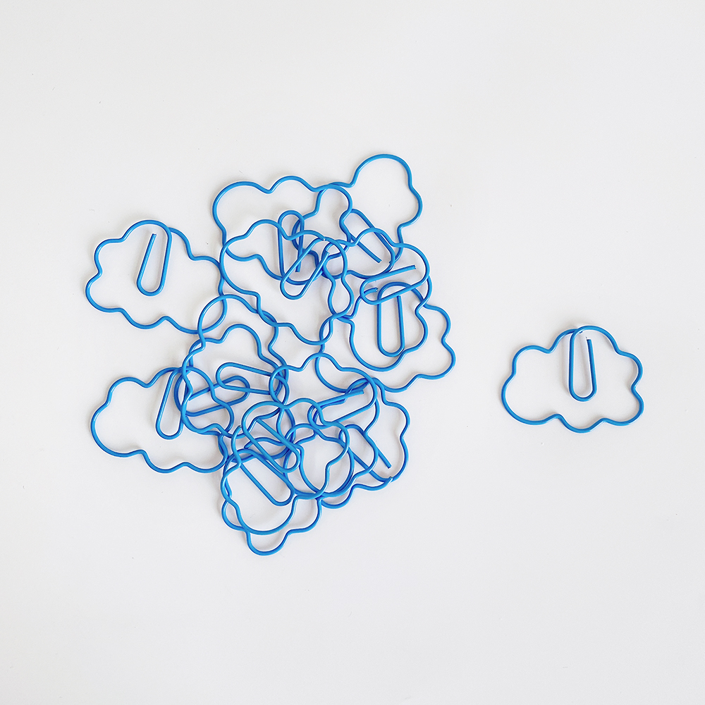 Cloud Paperclips (2 Colours) - Ice Cream Cake