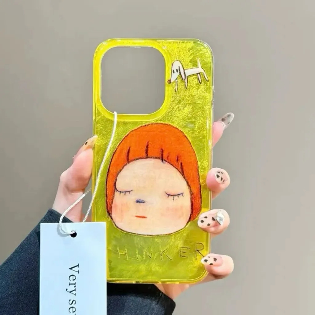 Yoshitomo Nara Girl iPhone Case (2 Designs) – Ice Cream Cake Yoshitomo Nara Girl iPhone Case (2 Designs) – Ice Cream Cake