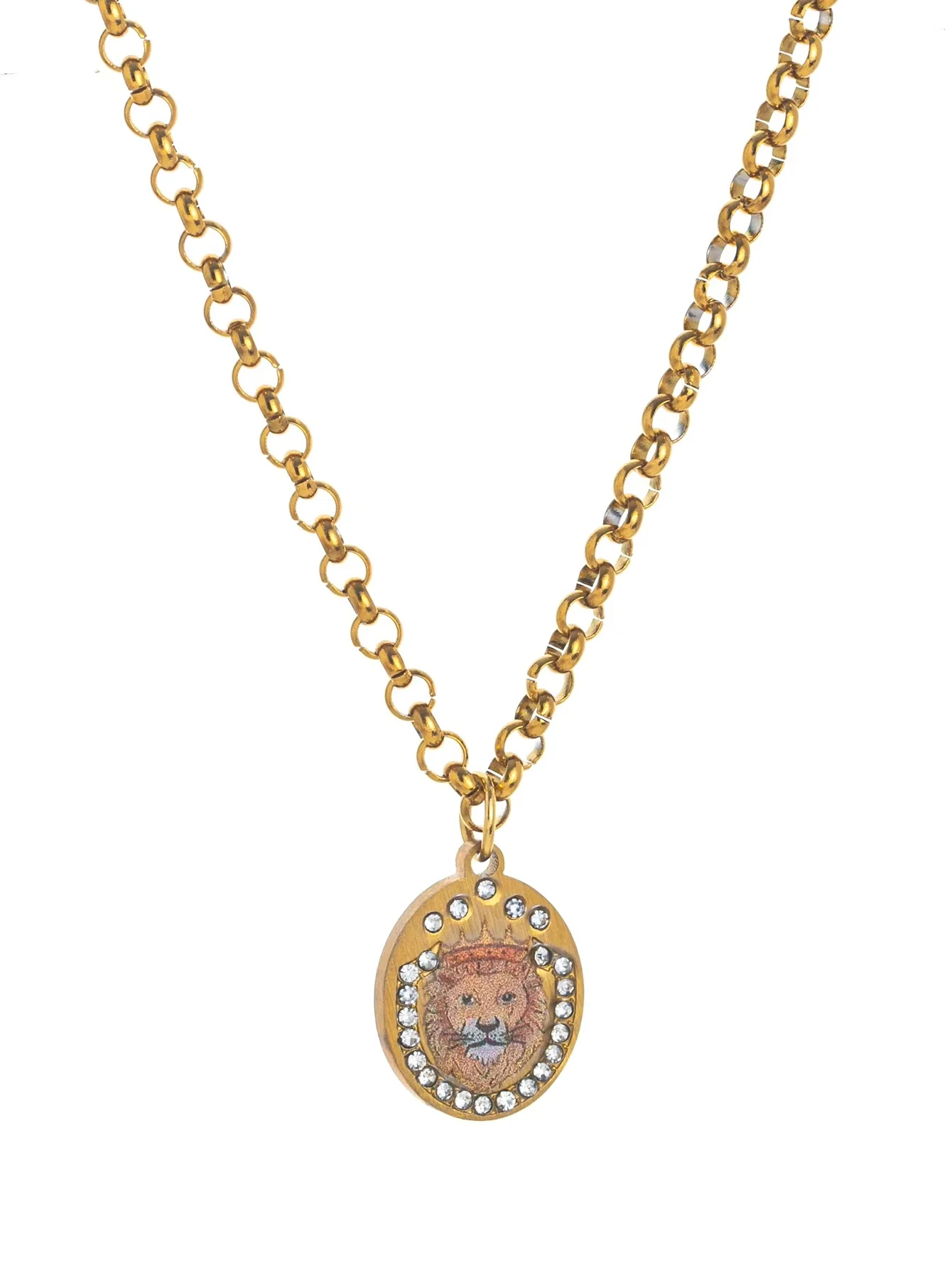 Whimsical Print Sparkle Charm Necklace (9 Designs) - Ice Cream Cake