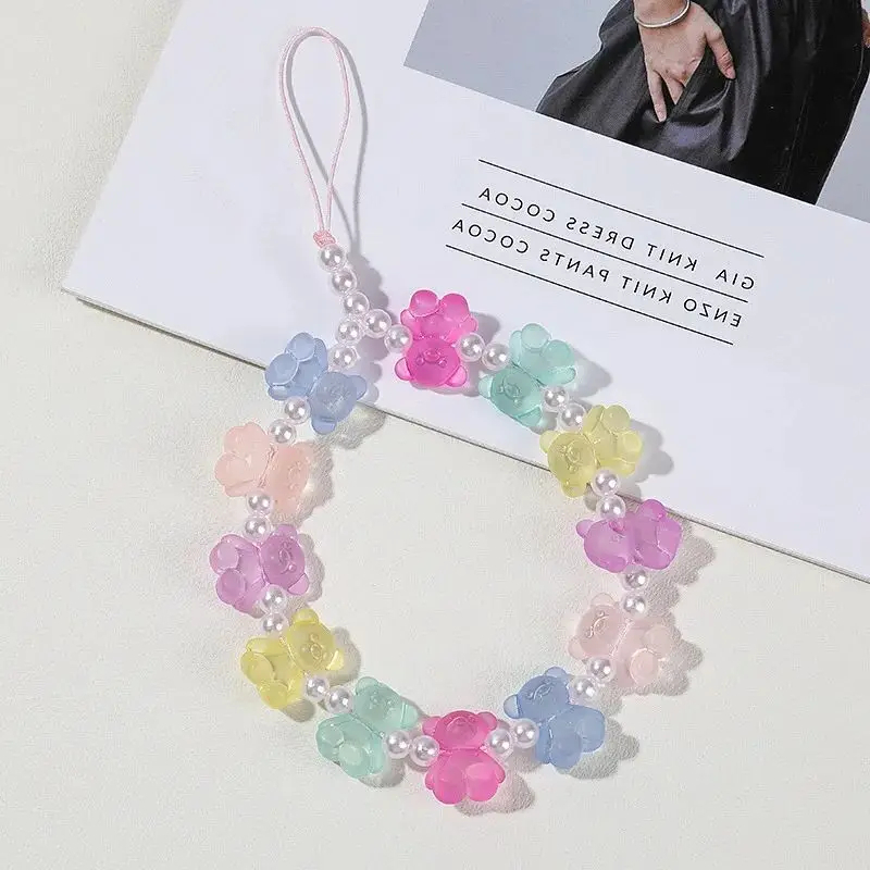 Pastel Gummy Bear Phone Strap