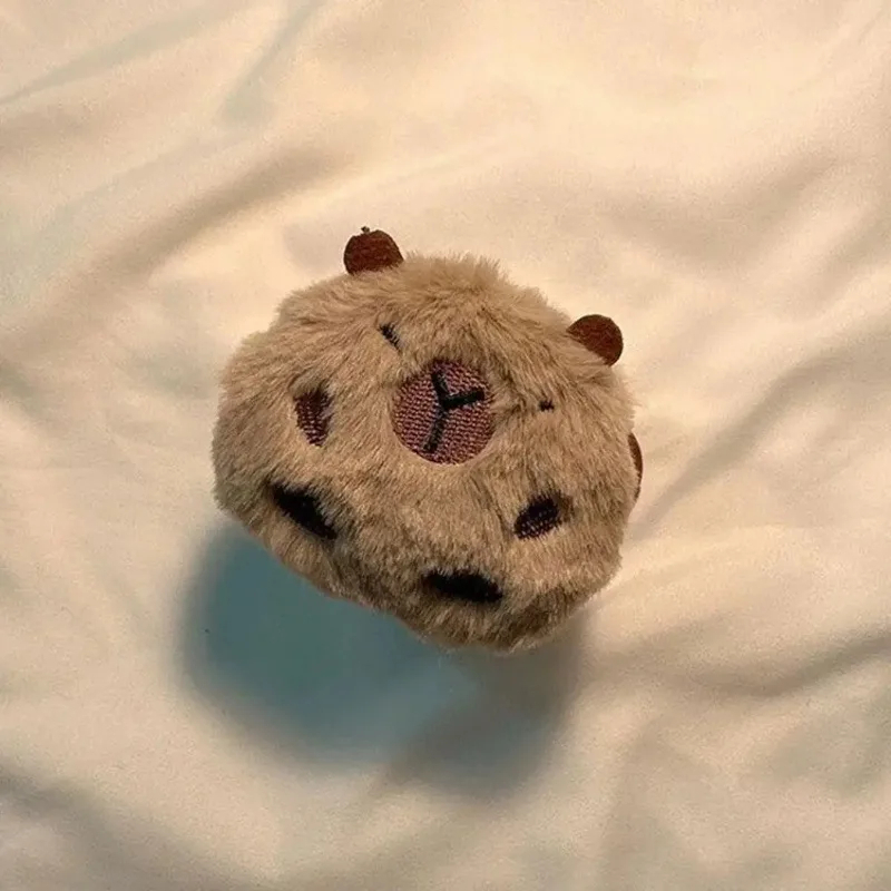 Plush Capybara Character AirPods Case Cover (2 Designs) - Ice Cream Cake