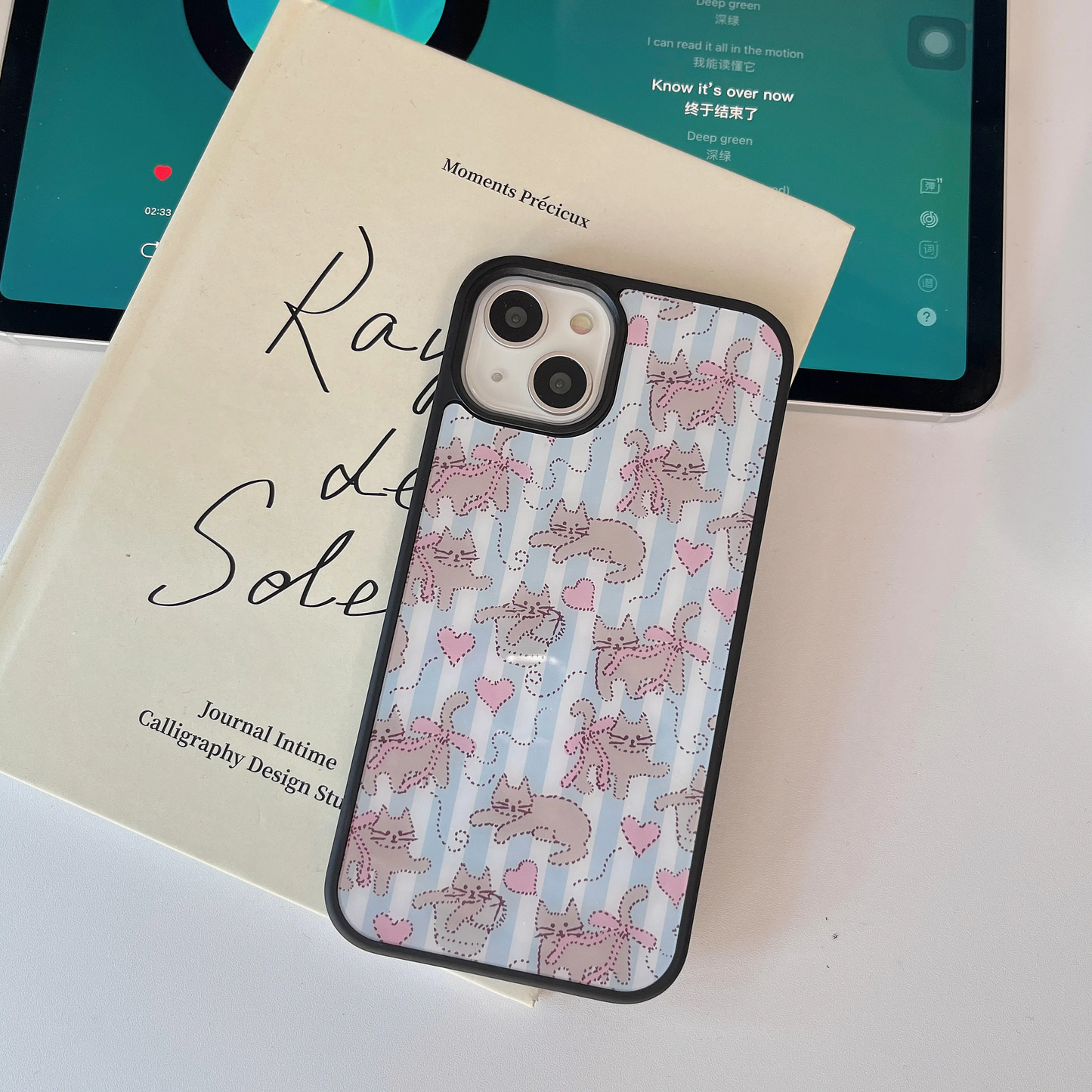 Coquette Cats iPhone Case