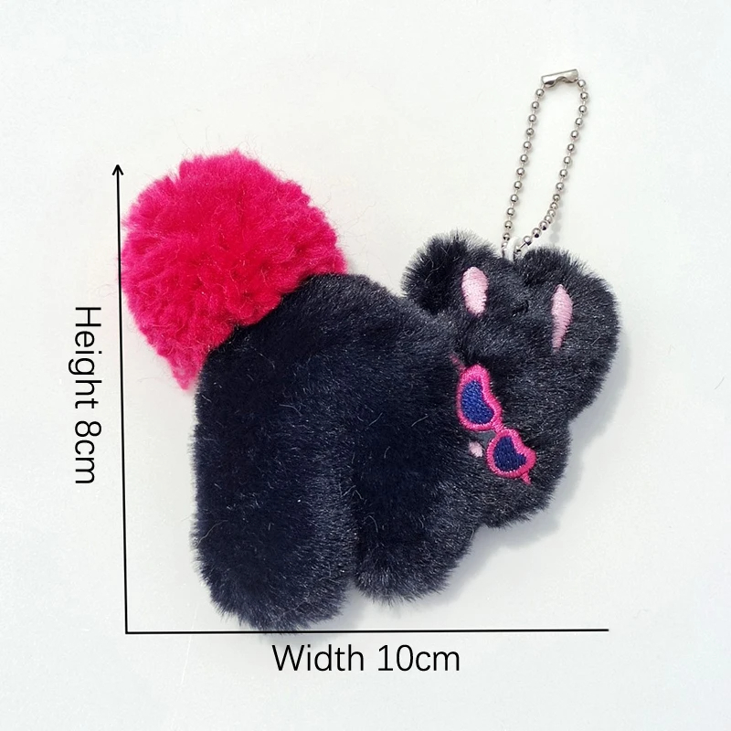 Sunglasses Bunny Plush Clip On Character (5 Colours)