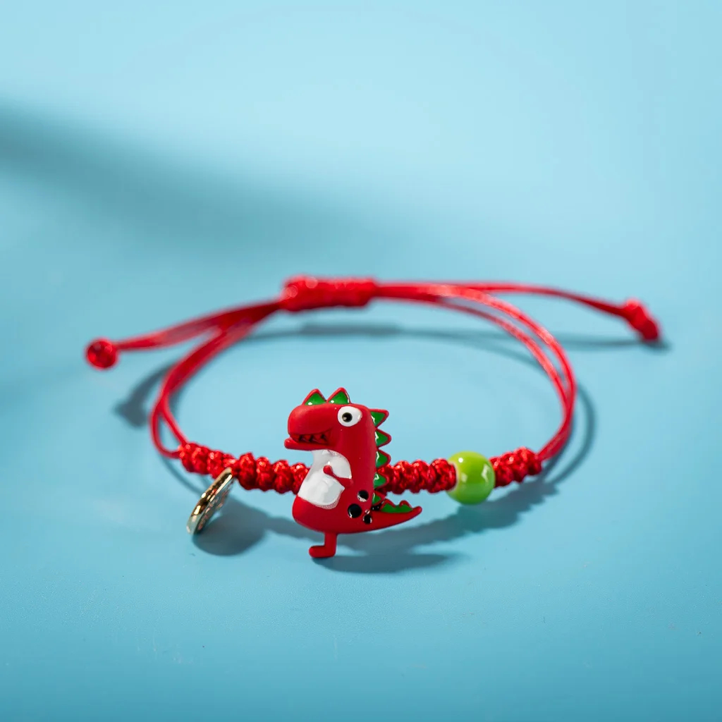 Dinosaur Charm Friendship Bracelet
