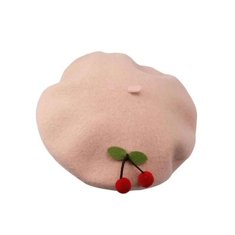 Cherry Beret Hat (8 Designs)