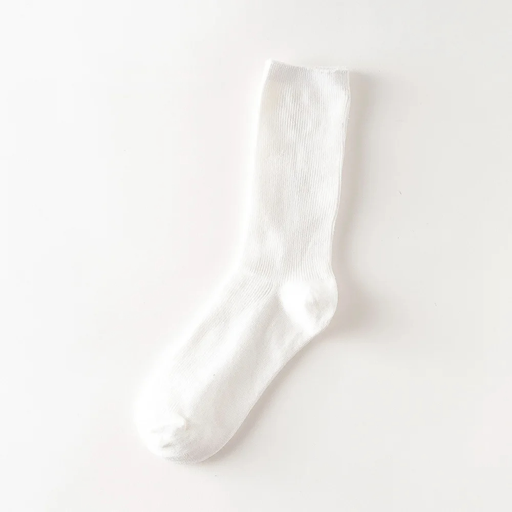 Pop Colour Rib Crew Socks (14 colours)