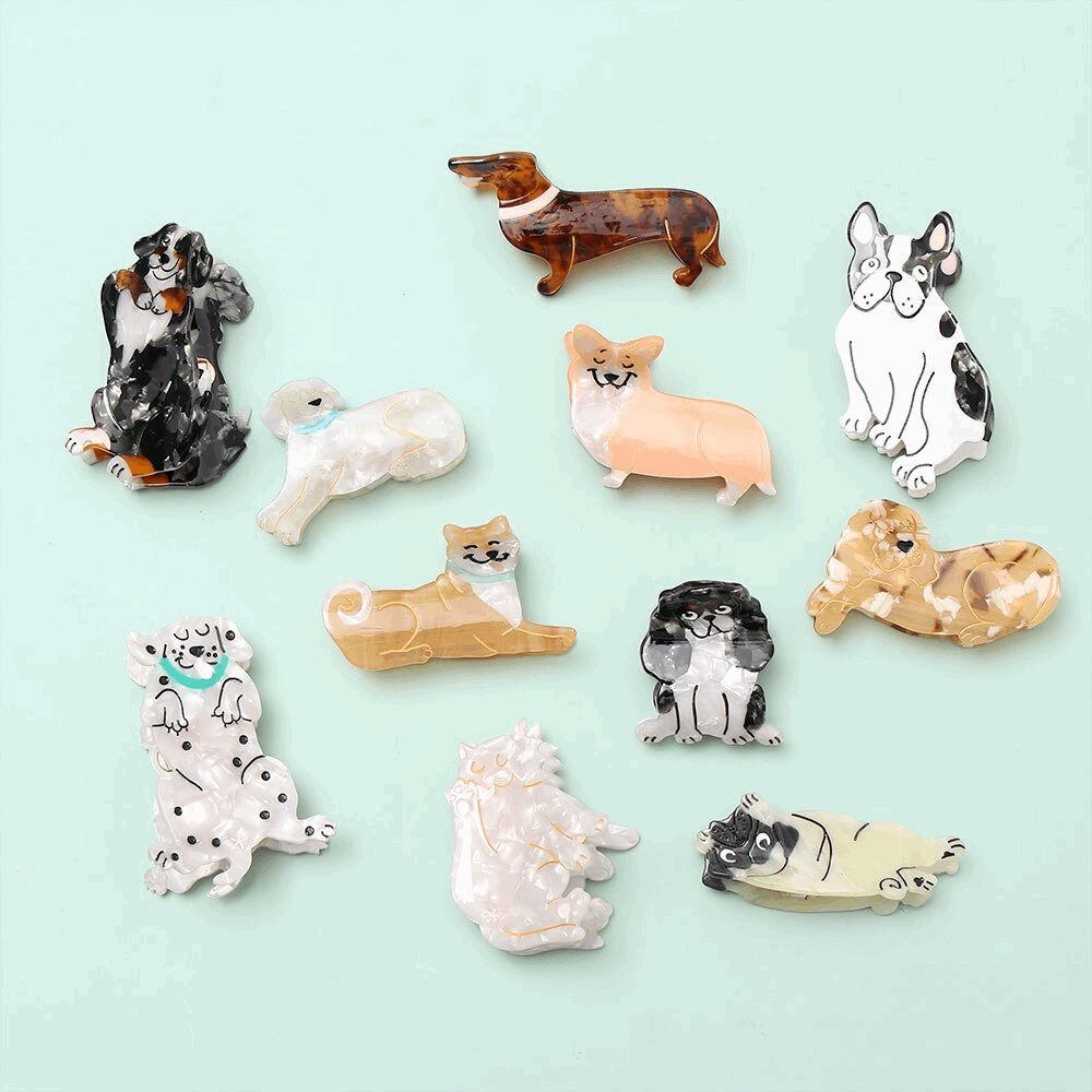 Acrylic Dog Claw Clip (11 Designs)