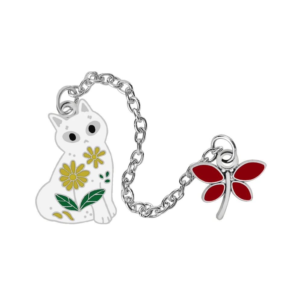 Flower Cat Collar Pin