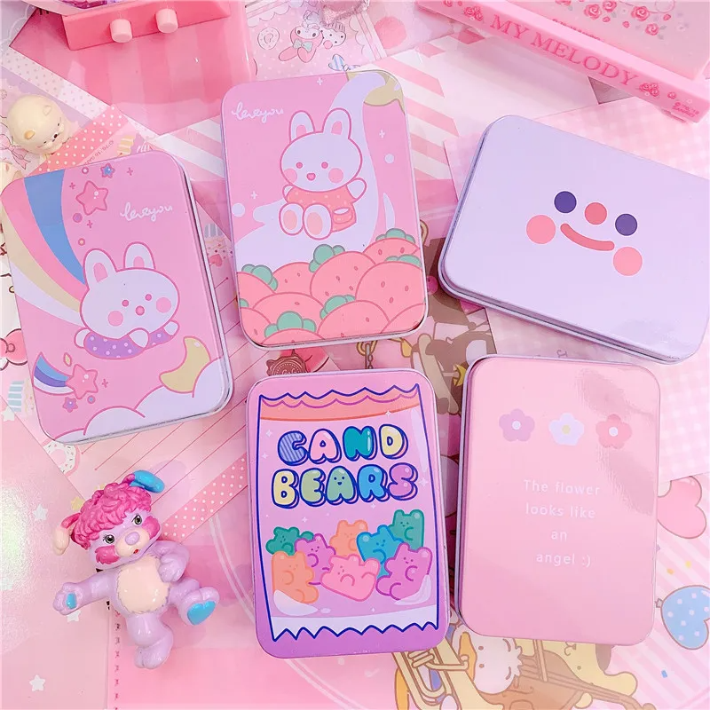 Pink Cutie Storage Tins (5 Designs)