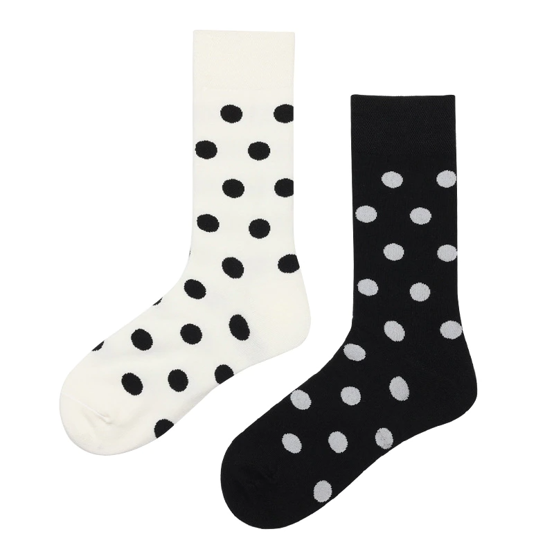 Mismatched Crew Socks: Polka Dots