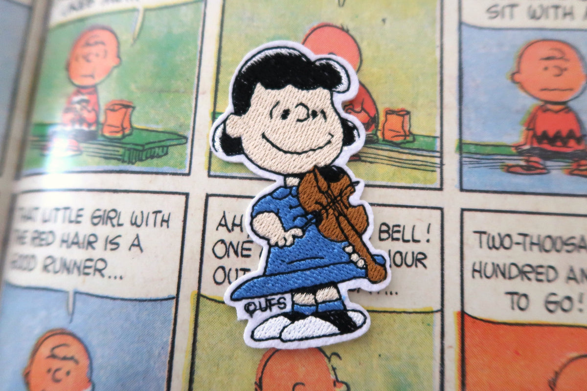 Lucy van Pelt Snoopy Peanuts comic embroidered patch/appliqué
