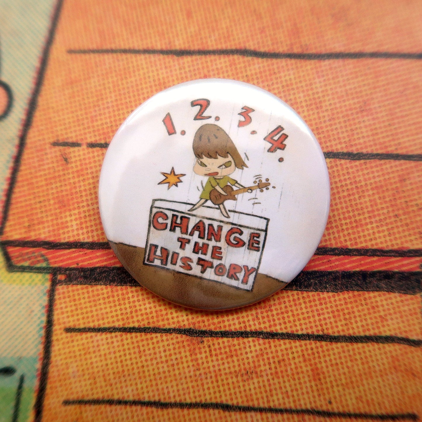 Yoshitomo Nara 44MM Pin Can Badge Button