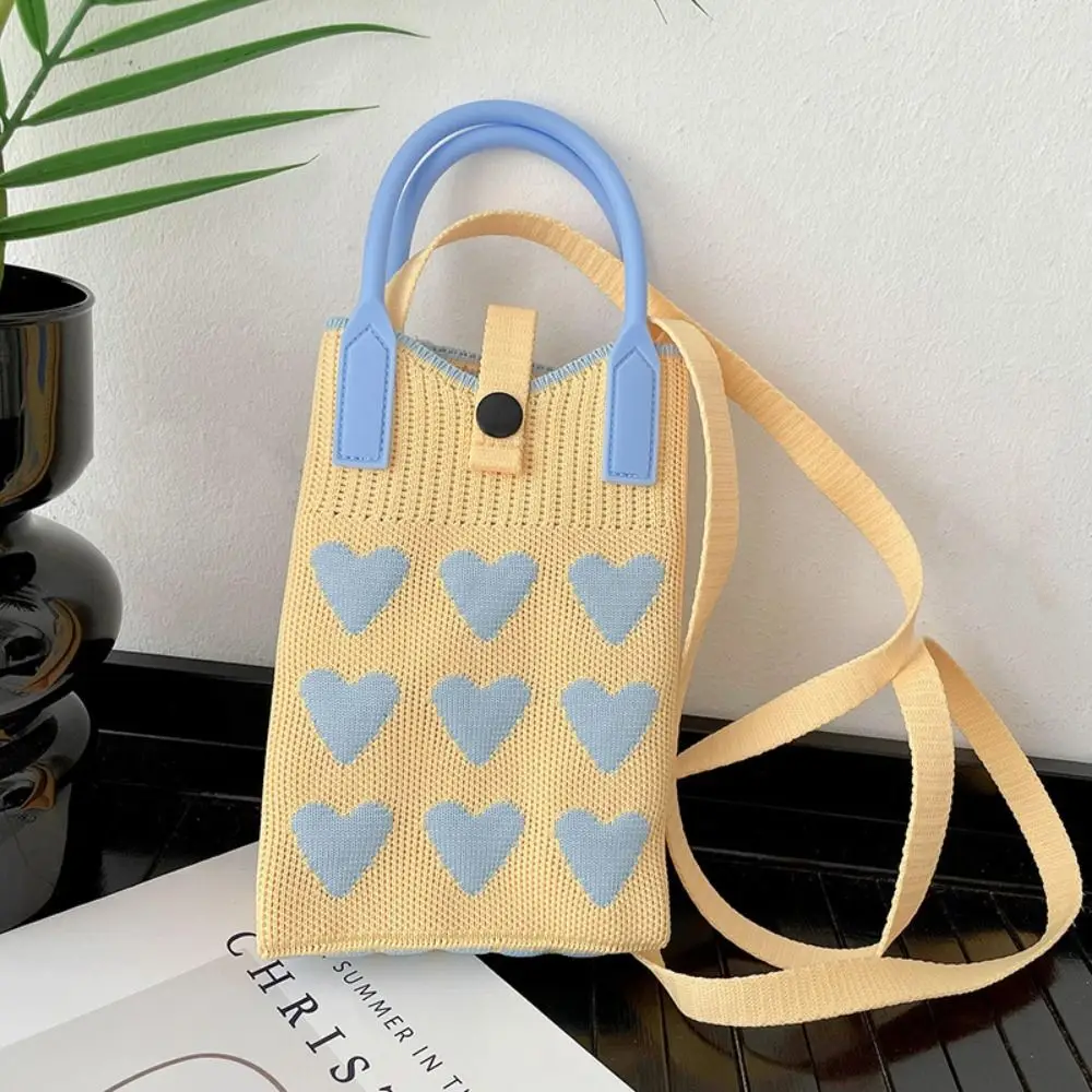 Heart Club Knitted Mini Bags (9 Colours)