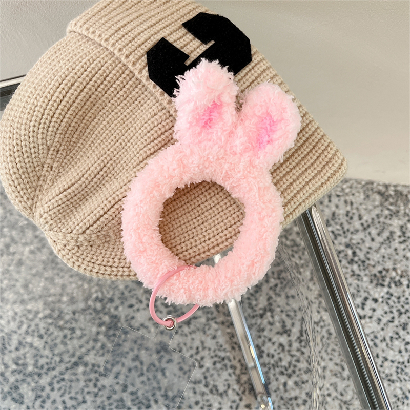 Plush Bunny Ear Wrist Strap (10 Colours)