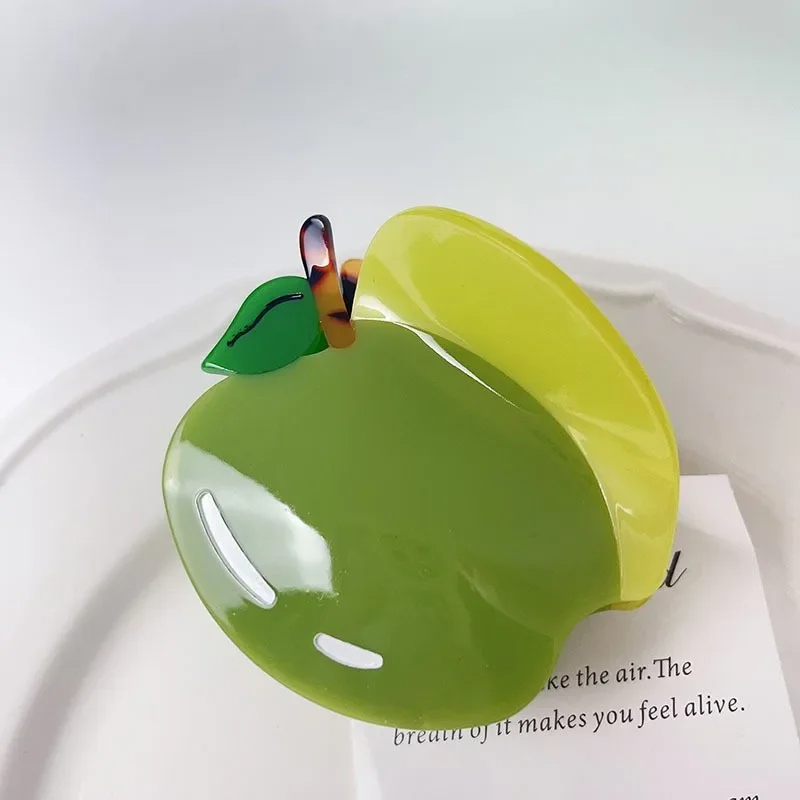 Apples and Peaches Hair Claw Clips (4 Designs)