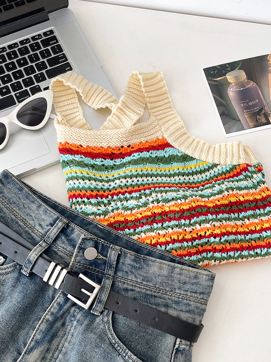 Brigitte Stripe Knitted Top