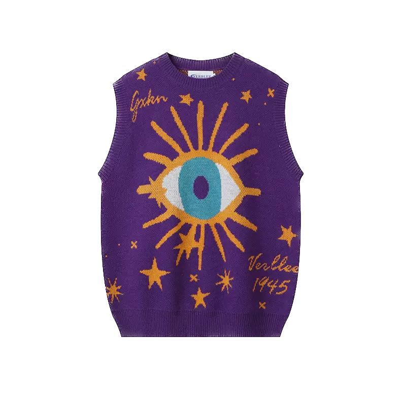 Evil Eye Knit Vest (2 Colours)