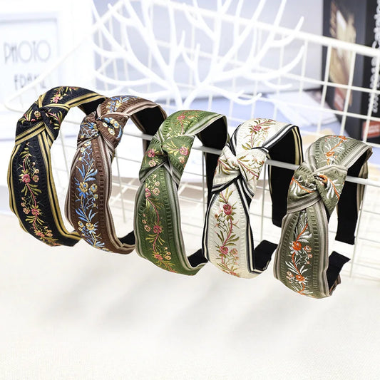 Vintage Style Floral Headband