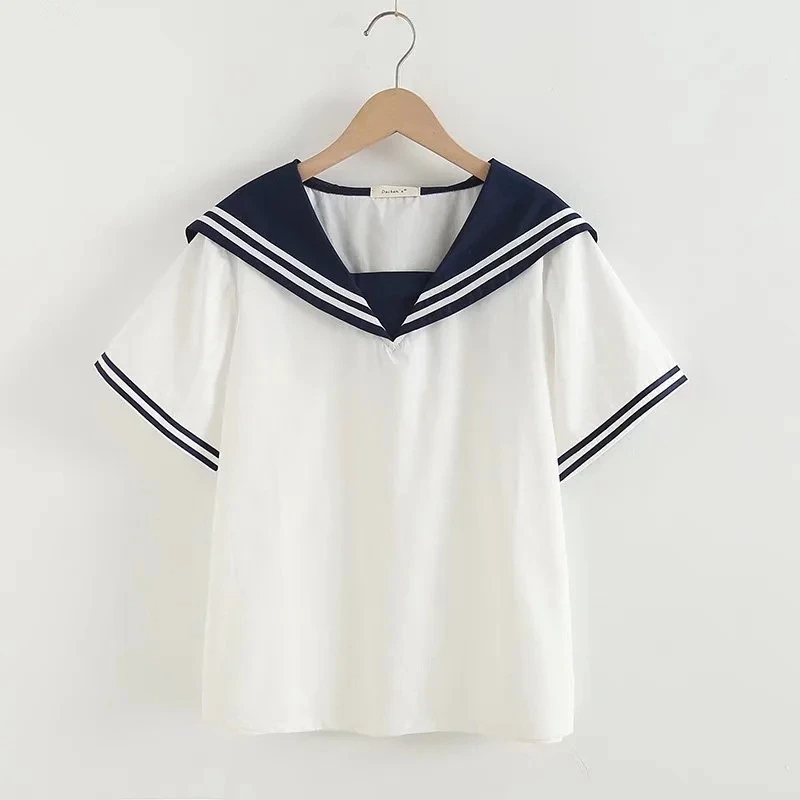 Contrast Sailor Collar Top (2 Colours)