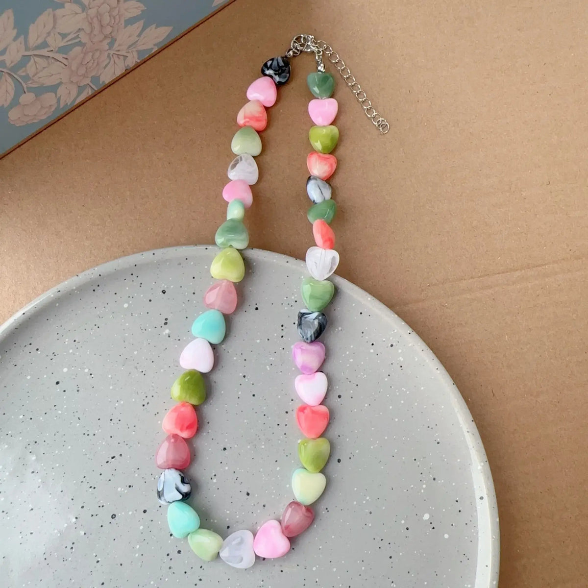 Candy Hearts Choker Necklace