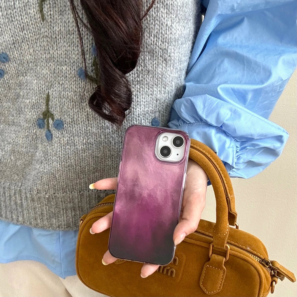 Purple Gradient iPhone Case