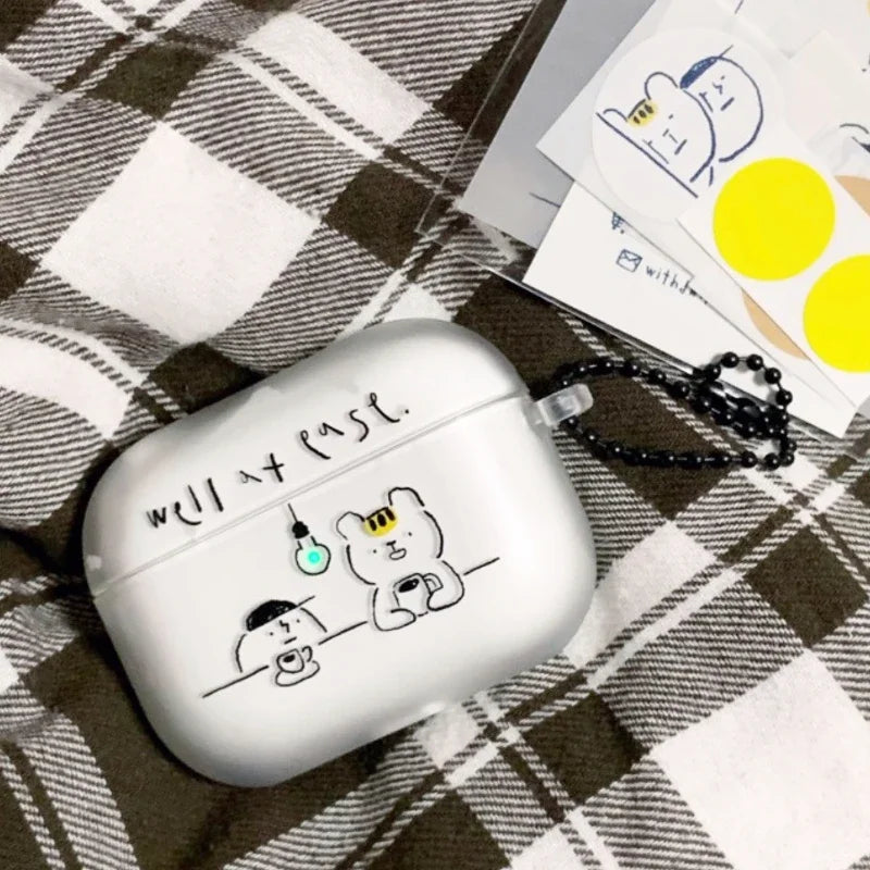 Coffee Bear AirPods Charger Case Cover