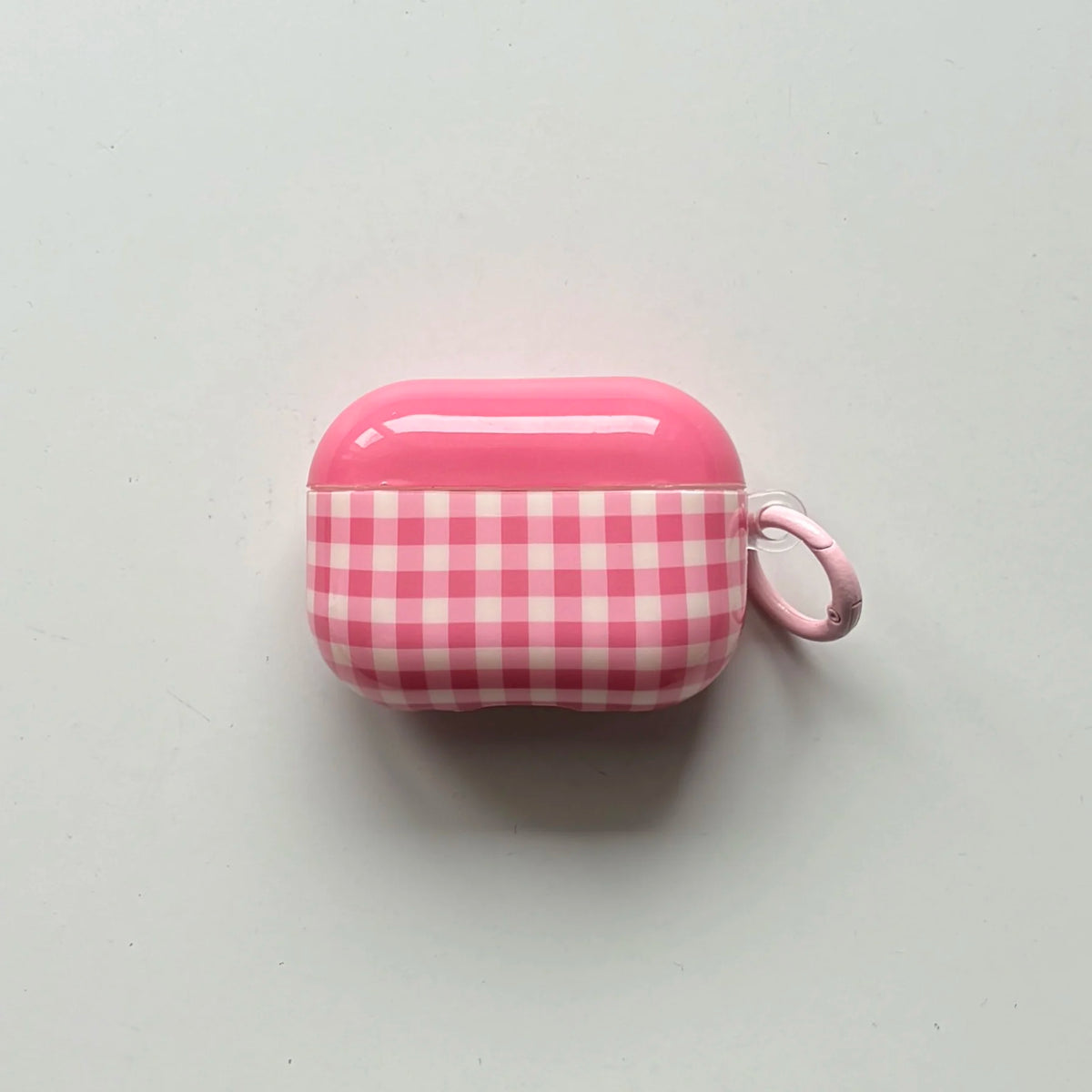 Lovely Pink Checkered Blue Stripe Pattern Dopamine Color Series Protective Earphone Case Suitable for AirPods 1 2 3 4 Pro 2 Pro3 - Ice Cream Cake