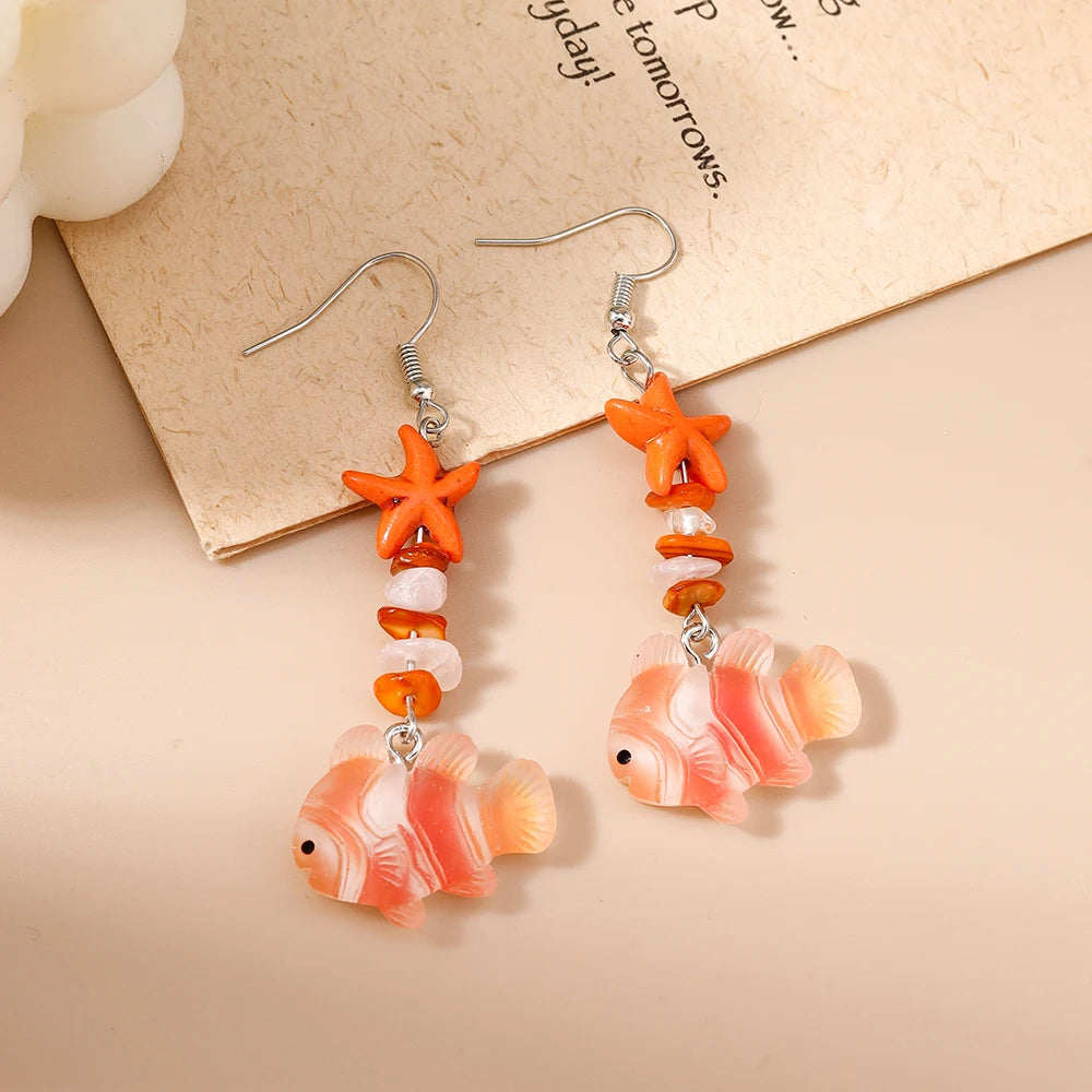 Clownfish Earrings and Necklaces