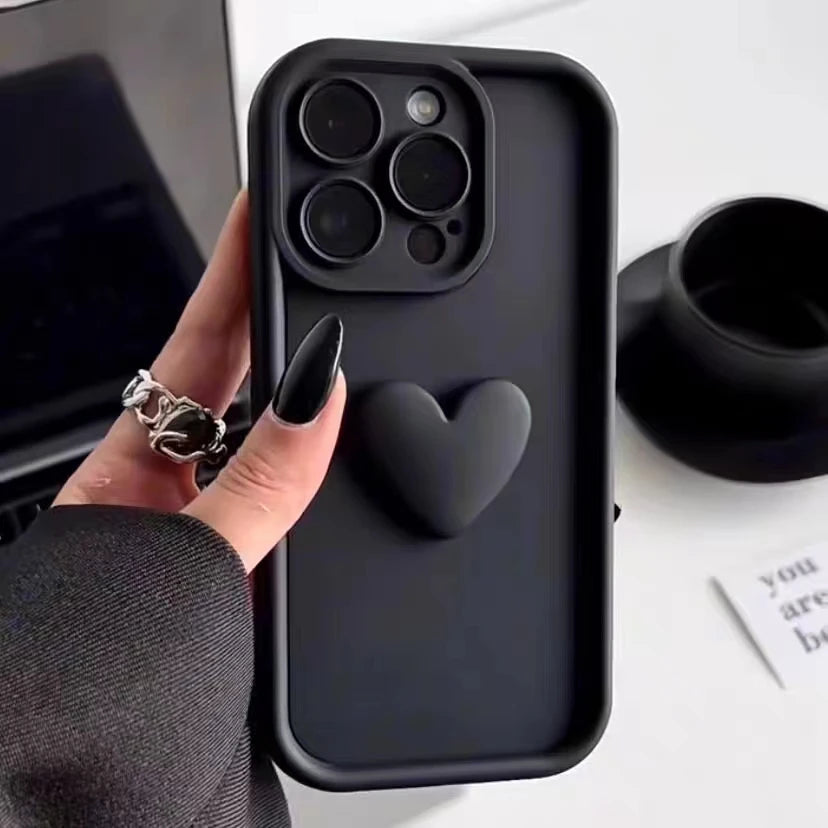 3d Heart iPhone Case