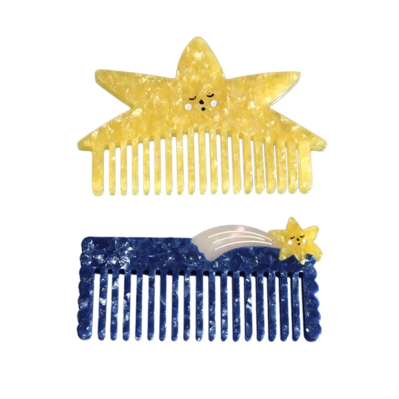 Starry Night Acrylic Hair Comb (2 Designs)