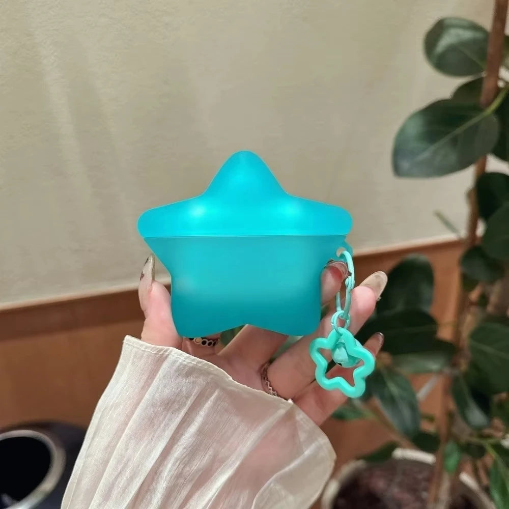 For Airpods 1 2 3 4 Pro Pro 2 Pro 3 Translucent Star TPU Earphone Case Accessories Cover - Ice Cream Cake