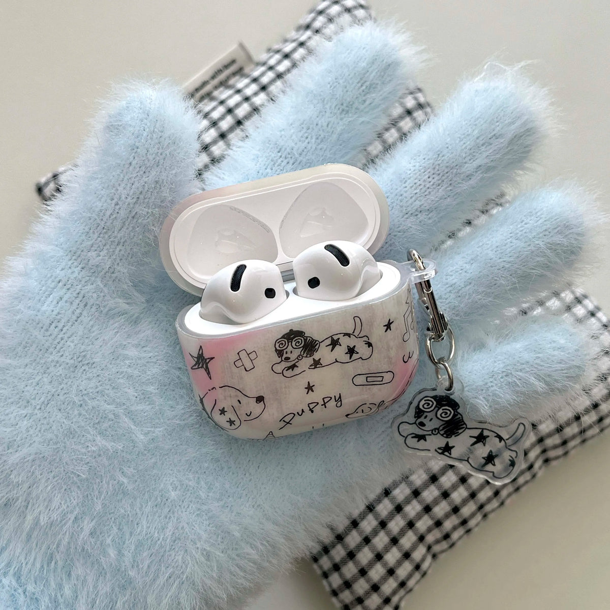 Doodle Puppy AirPods Charger Case Cover