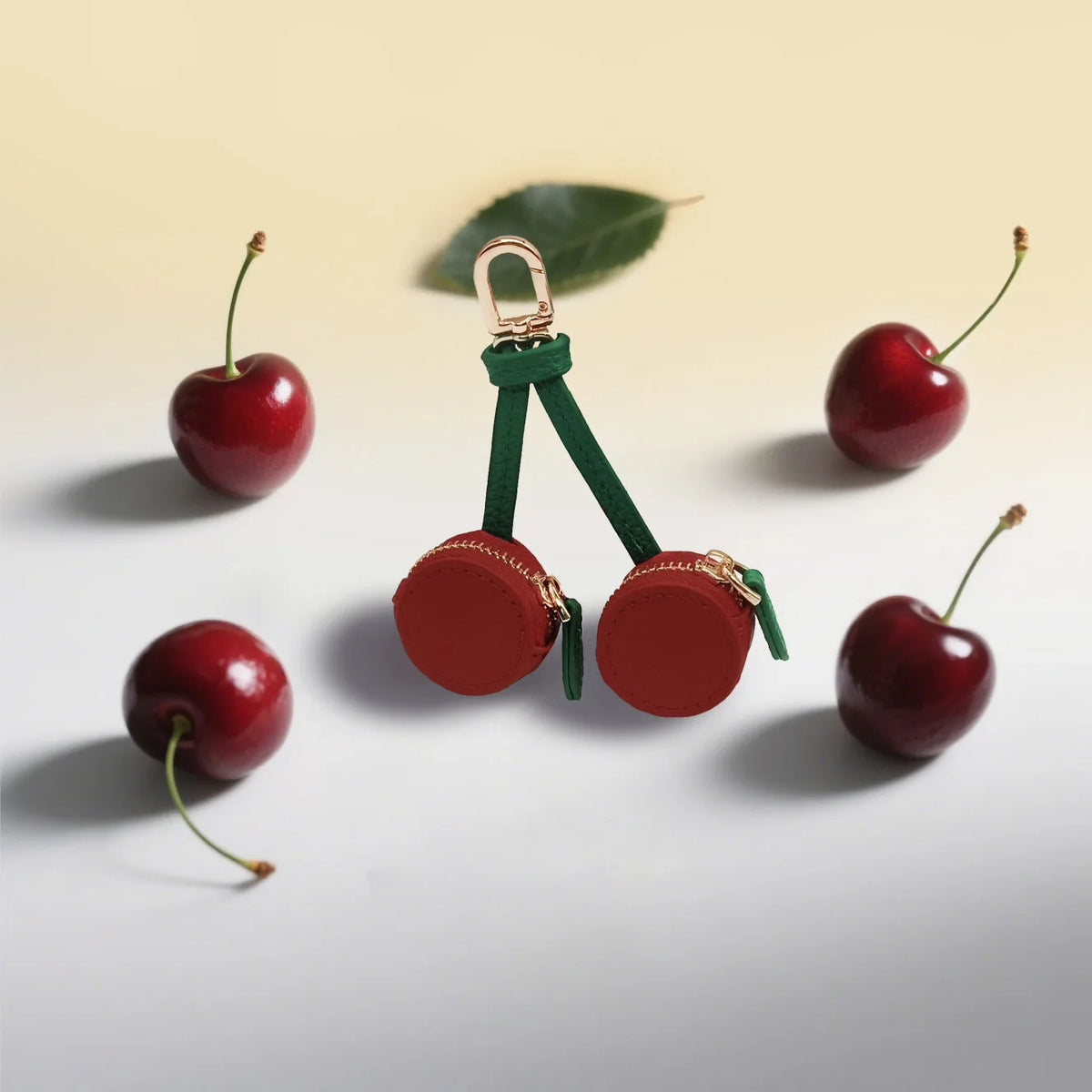Mini Fruit Clip-On Zipper Purse
