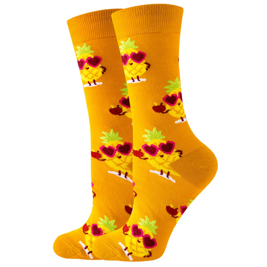 Holiday Pineapple Ankle Socks