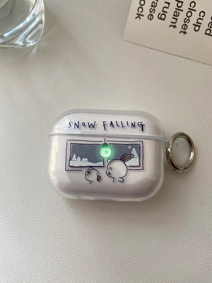 Falling Snow AirPods Charger Case