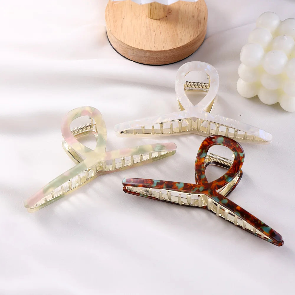 Bow Shaped Hair Claw Clip