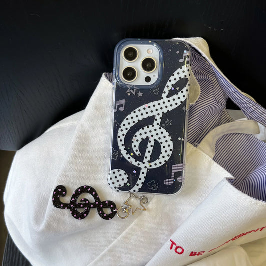 y2K Musical Note iPhone Case