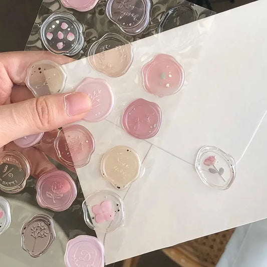 Wax Seal Sticker Sheet - Ice Cream Cake