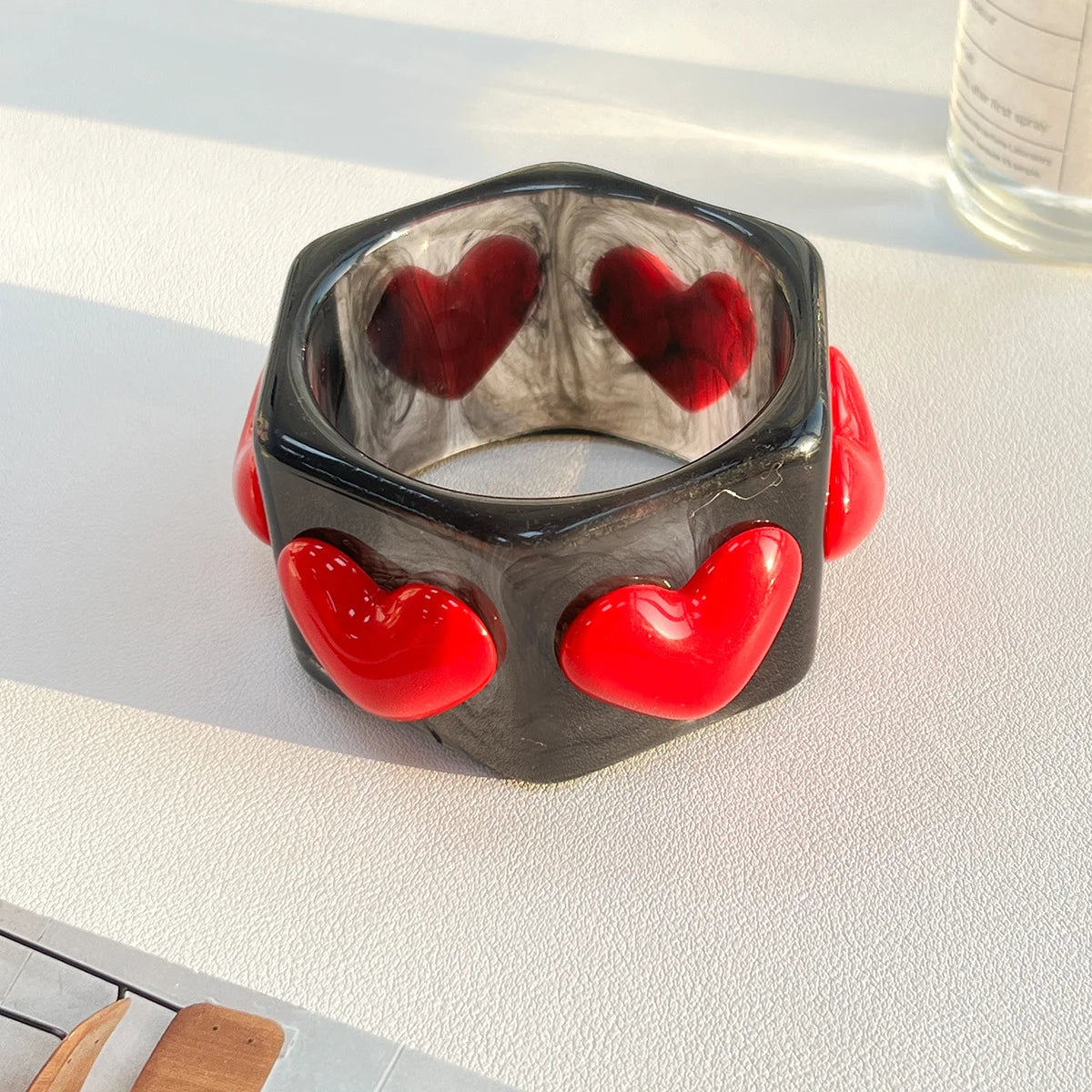 3D Heart Bangle