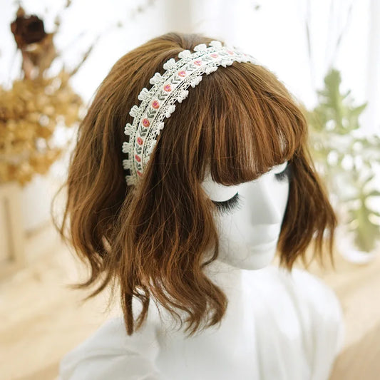Floral Embroidery Headband