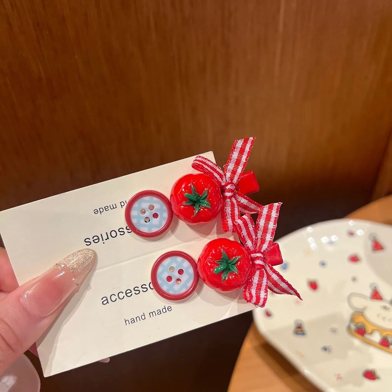 Cottagecore Tomato Clip Set