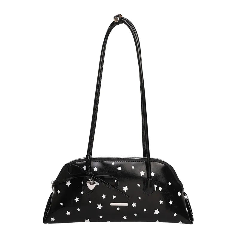 Retro American Style Crossbody Bag Women's Handbag Fashionable Handheld Bag Casual Single Shoulder Bag Simple Style Handbag - Ice Cream Cake
