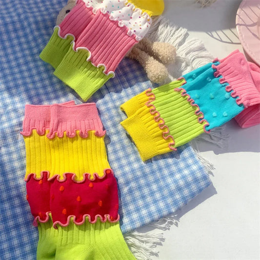 Ruffle Tier Crew Socks