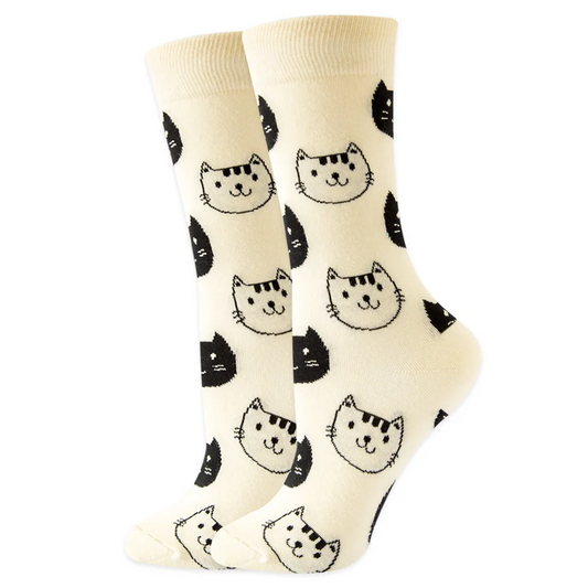 Cat Face Ankle Socks